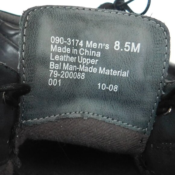 Dockers Trustee Moc Toe Oxford Lace-Up Black Leather Shoes 8.5 M - Picture 6 of 9